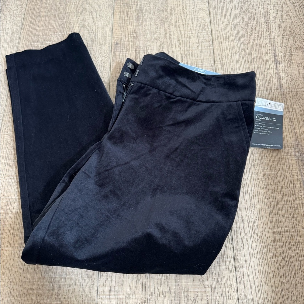 🔴Black Velvet Pants